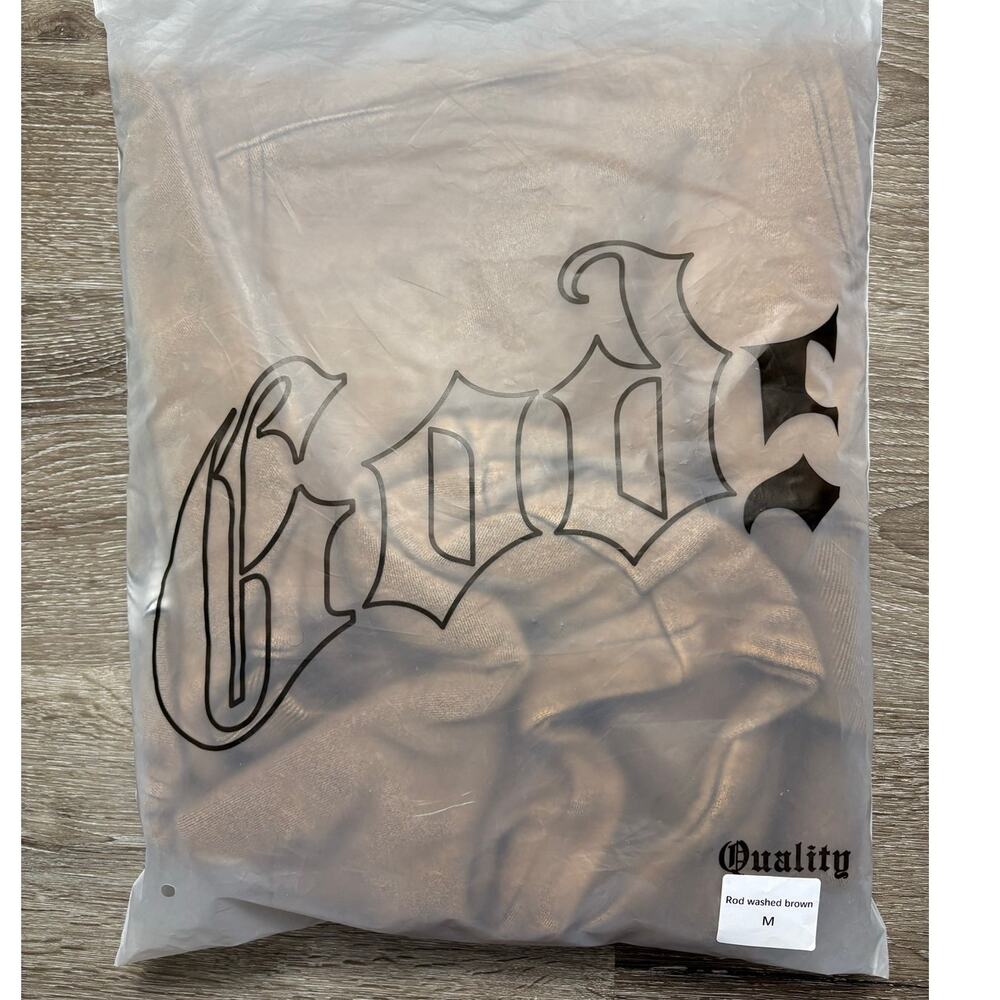 NWT - GodSpeed R.O.D. Skelton Hoodie - Washed Brown - Sz. M - Picture 4 of 8